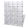 vidaXL Modular Cabinet 18 Compartments White 37x146x180.5 cm