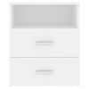 vidaXL Bed Cabinet White 50x32x60 cm