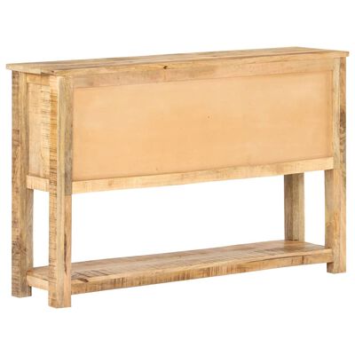 vidaXL Sideboard 120x30x76 cm Rough Mango Wood