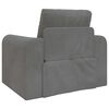 vidaXL Sofa Bed Dark Grey 98 x 71 x 83 cm Velvet