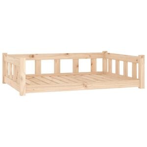 vidaXL Dog Bed 105.5x75.5x28 cm Solid Wood Pine