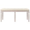 vidaXL Bench 110x40x49 cm Linen