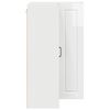 vidaXL Kitchen Cabinet with Shelf High Gloss White 57 x 57 x 100 cm