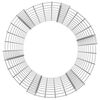 vidaXL Circular Gabion Pole Galvanised Steel Ø50x100 cm