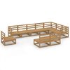 vidaXL Garden Lounge Set | Honey Brown | Solid Pinewood | Large | Modular