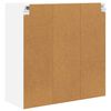 vidaXL Hanging Cabinet with Door White 80 x 31 x 80 cm Engineered Wood