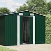 vidaXL Garden Shed 257x580x181 cm Metal Green