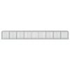 vidaXL Gabion Basket with Cover 900x100x100 cm Galvanised Iron