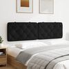 vidaXL Headboard Cushion Black 180 cm Velvet