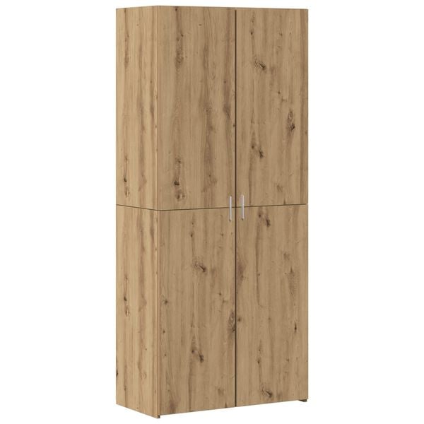 vidaXL Highboard 2 pcs Artisan Oak 80 x 42 x 185 cm