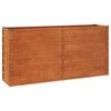 vidaXL Garden Raised Bed | Rusty brown | Corten steel | Large | Durable