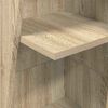 vidaXL Corner Cabinet Sonoma Oak 27.5x27x140cm Engineered Wood