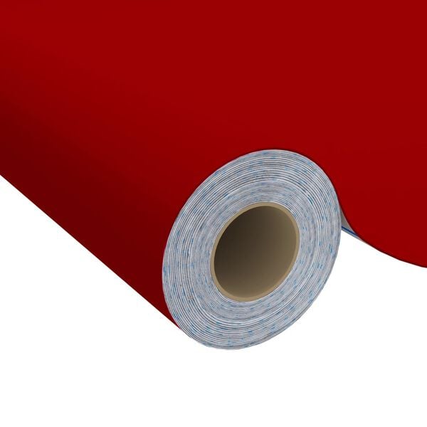 vidaXL Self-adhesive Furniture Film Red 500x90 cm PVC