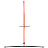 vidaXL Tennis Net Black and Red 600x100x87 cm Polyester