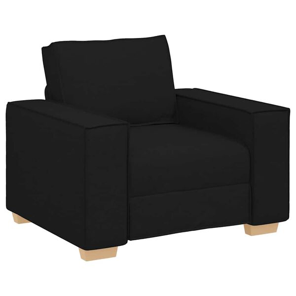vidaXL Sofa Chair Black 60 cm Fabric