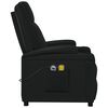 vidaXL Stand up Massage Chair Black Faux Leather