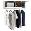 vidaXL Wardrobe Concrete Grey 100x32.5x35 cm Engineered Wood