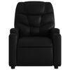 vidaXL Recliner Chair Black Faux Leather