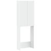 vidaXL Toilet Cabinet ARNHEM White 66 x 25.5 x 190 cm Engineered Wood