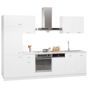 vidaXL Kitchen Cabinet Set | White | Engineered wood | Kitchen Cabinet Set
