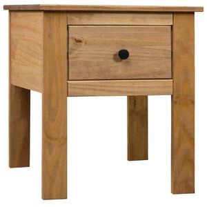vidaXL Bedside Cabinet | Natural | Solid pinewood | 46x40x57 cm