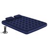 Bestway Inflatable Flocked Airbed with Pillow and Air Pump 203 x 152 x 22 cm 67374