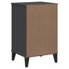 vidaXL Bedside Cabinet VIKEN Anthracite Grey Engineered Wood