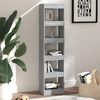 vidaXL Book Cabinet/Room Divider Grey Sonoma 40x30x166 cm