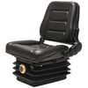 vidaXL Forklift & Tractor Seat with Suspension and Adjustable Backrest