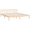 vidaXL Bed Frame without Mattress Super King Size Solid Wood Pine