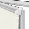 vidaXL Roller blind blackout 124.4x175 cm Fabric Width 120 cm off white