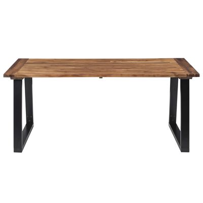 vidaXL Dining Table Solid Acacia Wood 180x90 cm