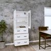 vidaXL Highboard White 69.5x34x180 cm Engineered Wood