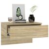 vidaXL Wall-mounted Bedside Cabinets 2 pcs Sonoma Oak
