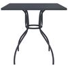 vidaXL Garden Table Anthracite 80x80x72.5 cm Steel Mesh