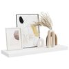 vidaXL Floating Wall Shelf White 80x23.5x3.8 cm MDF