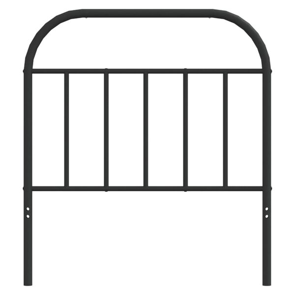 vidaXL Metal Replace Headboard Black 90 cm