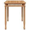 vidaXL Garden Dining Table 110x65x80 cm Solid Teak Wood
