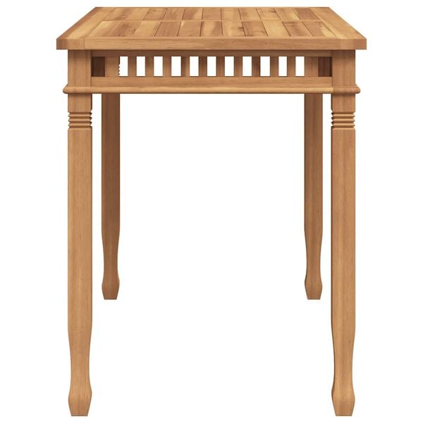 vidaXL Garden Dining Table 110x65x80 cm Solid Teak Wood