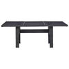 vidaXL 7 Piece Garden Dining Set Poly Rattan Black