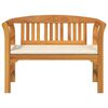 vidaXL Rose Bench Natual 114 x 46 x 82.5 cm Solid Acacia Wood