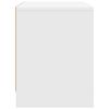 vidaXL Bedside Cabinets 2 pcs White 45x34x44.5 cm Engineered Wood