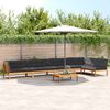 vidaXL 6 Piece Garden Pallet Sofa Set with Cushions Solid Wood Acacia