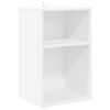 vidaXL Record Cabinet White 38 x 33 x 61 cm Engineered Wood