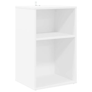 vidaXL Record Cabinet White 38 x 33 x 61 cm Engineered Wood