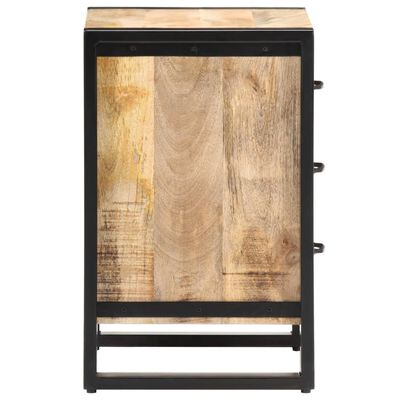 vidaXL Bedside Cabinet 40x35x55 cm Solid Mango Wood