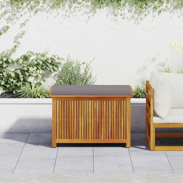 vidaXL Outdoor Cushion Box 90x50x60.5 cm Solid Wood Acacia
