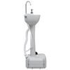 vidaXL Portable Camping Toilet and Handwash Stand Set