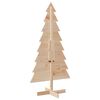 vidaXL Wooden Christmas Tree for Decoration 150 cm Solid Wood Pine