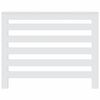vidaXL Radiator Cover White 104x20x82 cm Engineered Wood